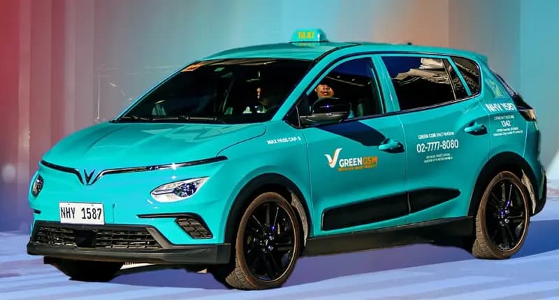 VinFast introduces 500 electric taxis to Davao port to advance sustainable public transportation