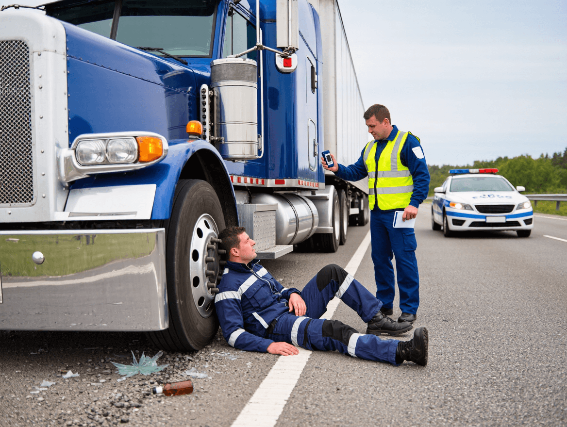Truck Driver’s Accident on A-5 Highway Linked to Alcohol Level Over Eight Times Legal Limit