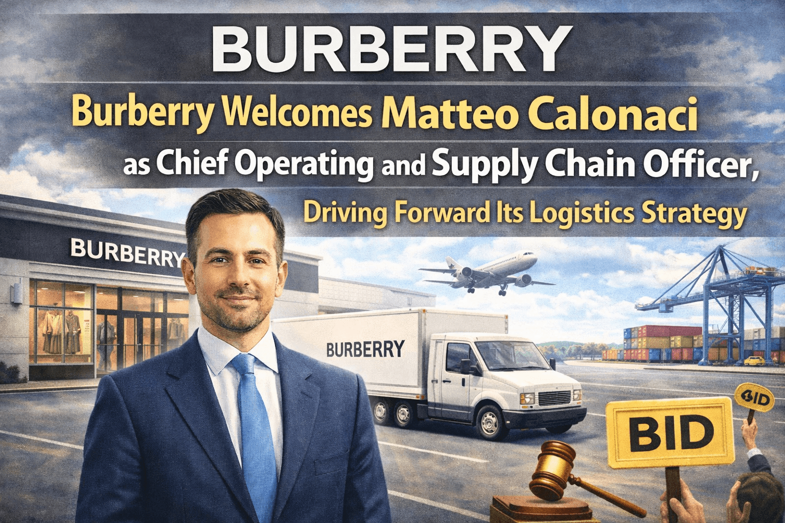 Burberry Welcomes Matteo Calonaci as Chief Operating and Supply Chain Officer, Driving Forward Its Logistics Strategy