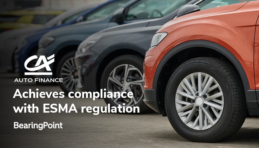 CA Auto Bank Enhances Regulatory Framework by Partnering with BearingPoint