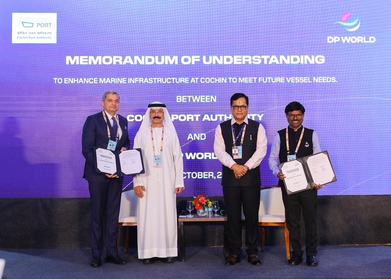 Boosting Cochin Port’s Maritime Infrastructure Through DP World ICTT and CoPA Collaboration