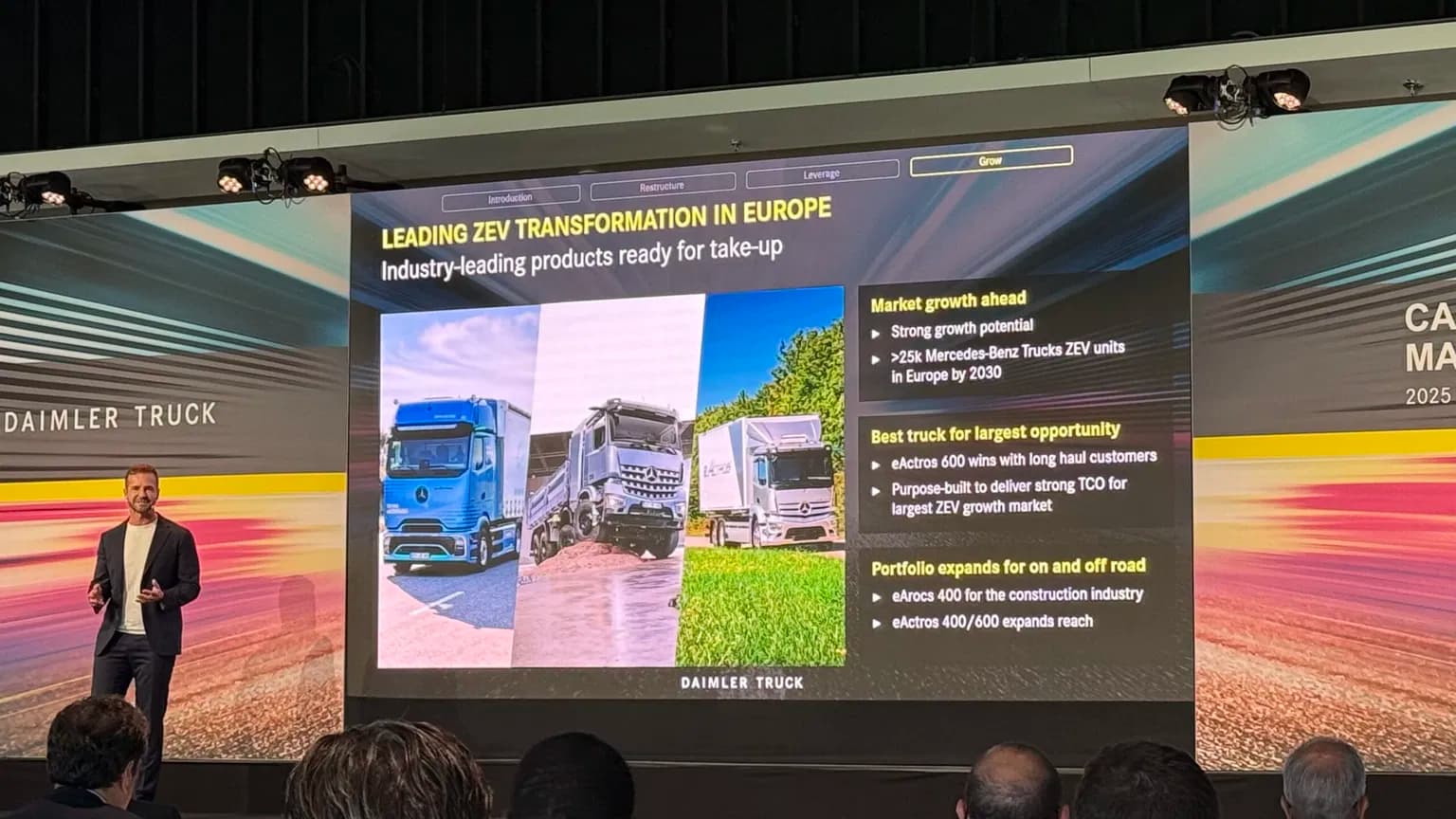 Daimler Truck Shifts Focus to Europe for Its Zero-Emission Vehicle Growth