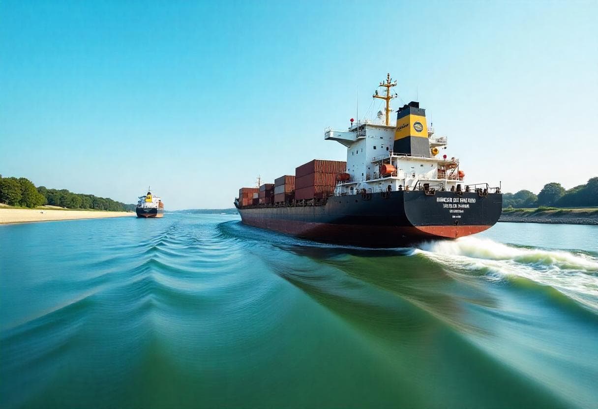Cargo Ships Face Challenges as Heatwave Affects the Danube River