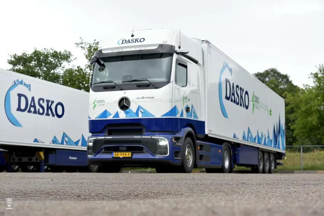 Dasko's Leap into Sustainable Transport with Mercedes-Benz eActros 600
