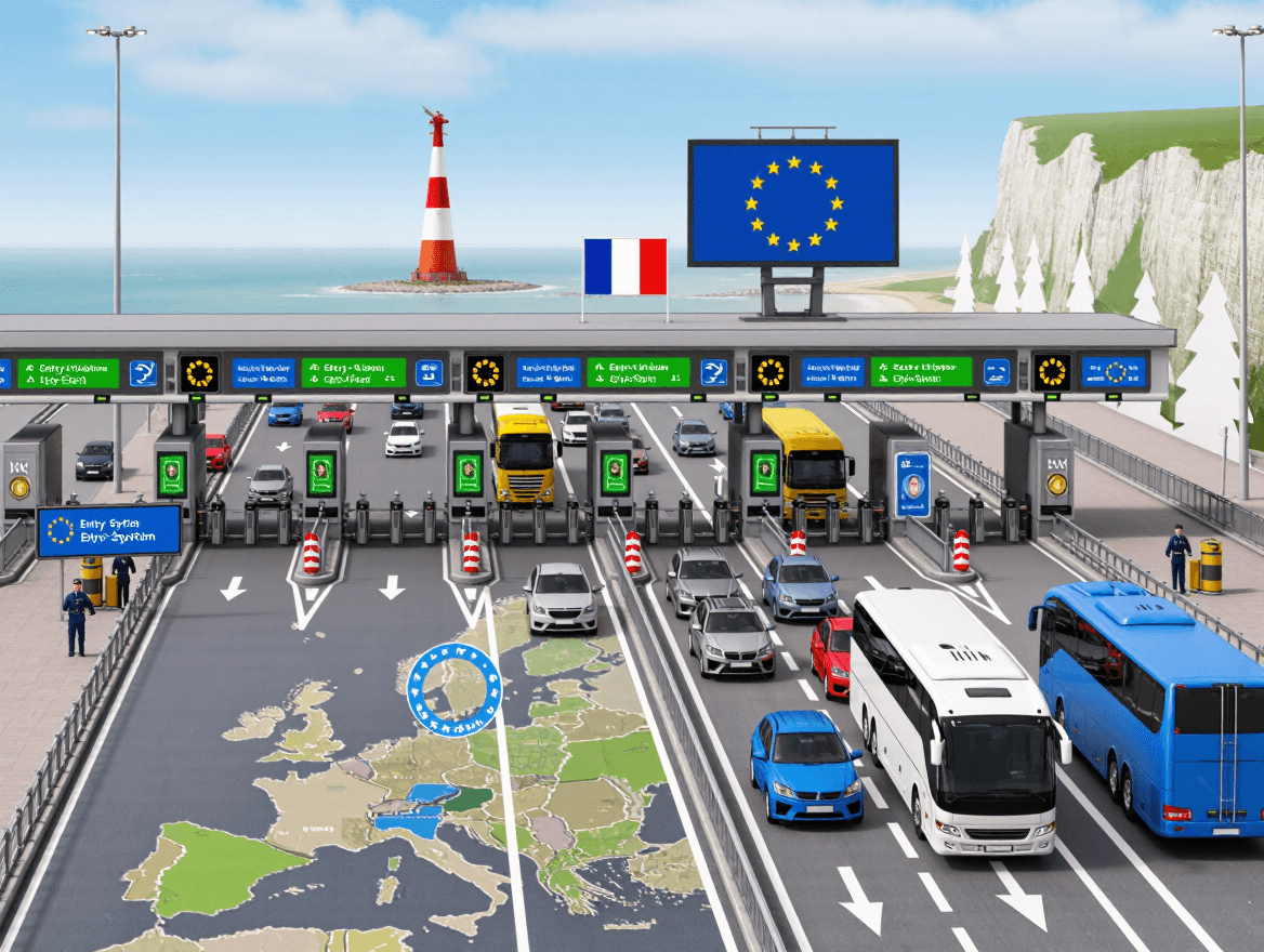 How Dover's Updated EU Entry-Exit System Transforms Passenger Road Transport and Logistics