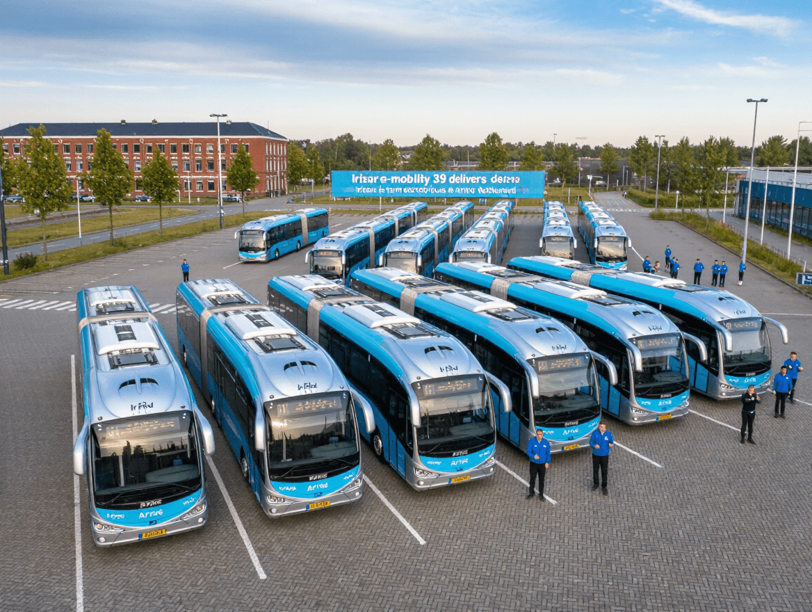 Irizar e-mobility to supply 39 Irizar ie tram electric buses to Arriva in the Netherlands