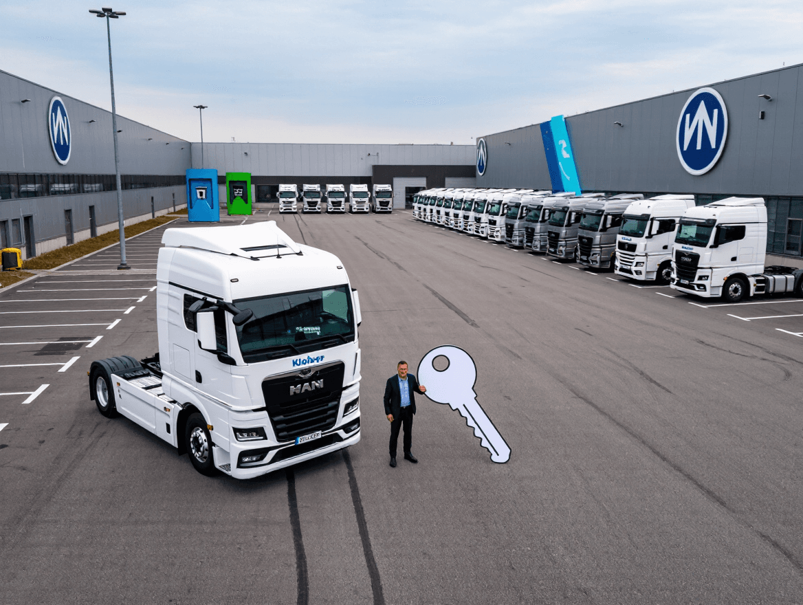 Kloiber launches the first MAN eTruck in a 15-truck electrification push for MAN