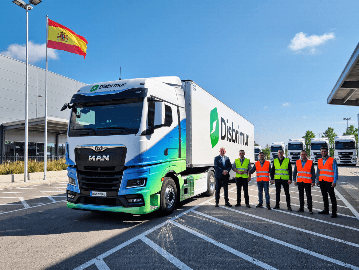 MAN Truck & Bus Introduces the First Long-Distance Electric Truck in Spain to Grupo Disfrimur’s Fleet