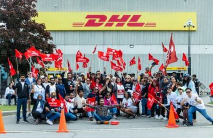 DHL Express Canada Workers Reach New Agreement, Ending Strike & Lockout