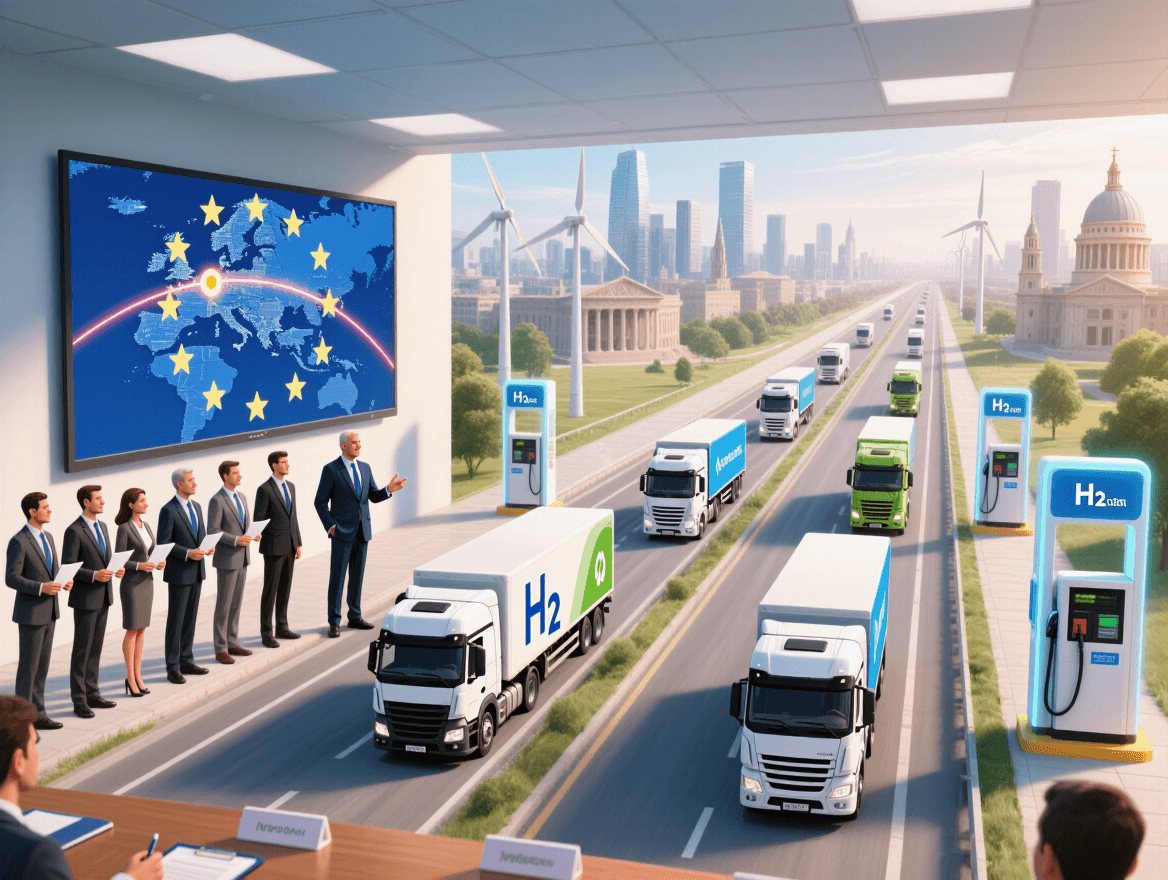 Industry groups urge EU to bridge potential 2026–2027 financing gap for truck and hydrogen refueling infrastructure