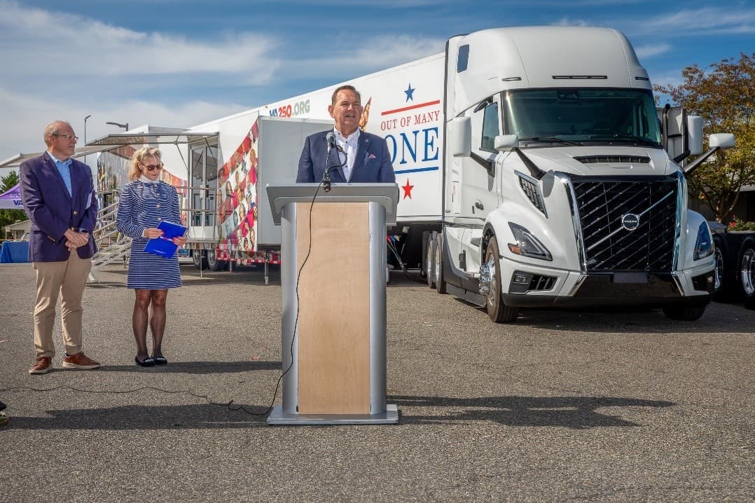 Volvo VNL 860 Powers Virginia’s VA250 Mobile Museum to Celebrate America’s 250 Years