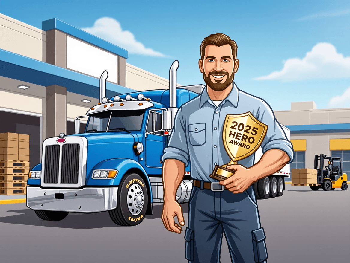 Recognizing the Courage of Truck Drivers: Goodyear’s 2025 Road Hero Award and Its Logistics Impact