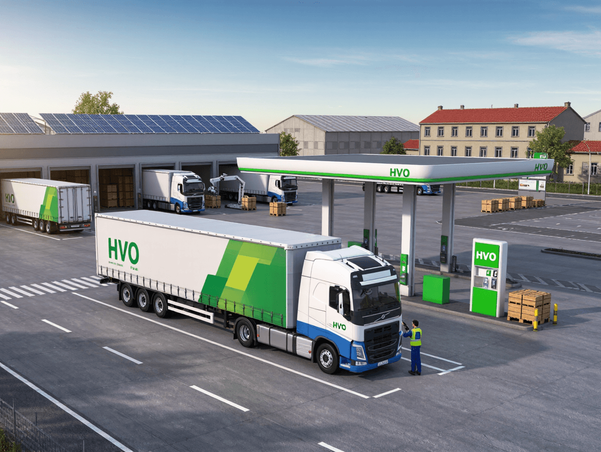 How HVO Fuel is Driving Decarbonization and Cost Efficiency in Spain's Heavy Road Transport