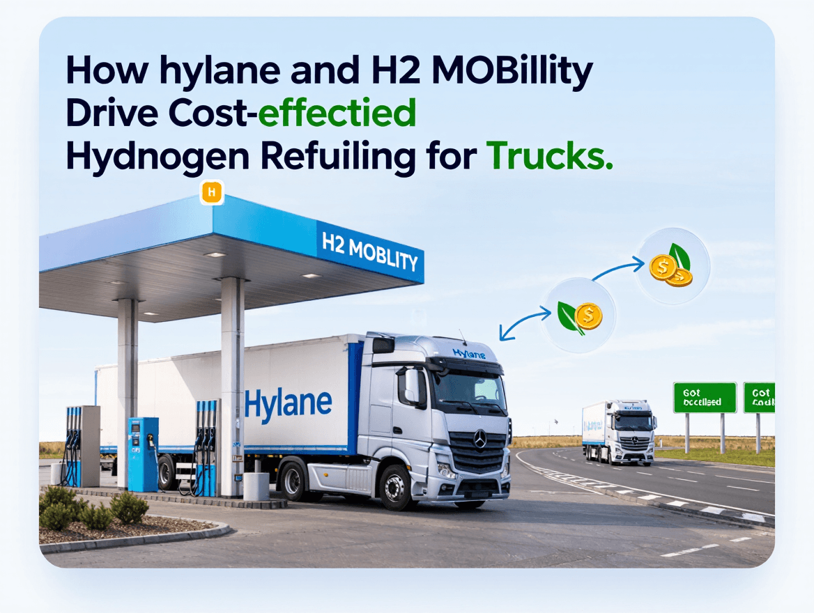 How hylane and H2 MOBILITY Drive Cost-Effective Hydrogen Refueling for Trucks