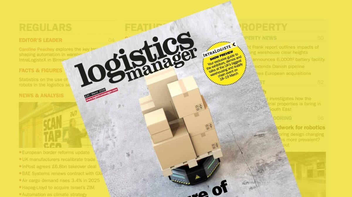 March 2026 Logistics Manager roundup: AMRs, IntraLogisteX, air freight and property moves