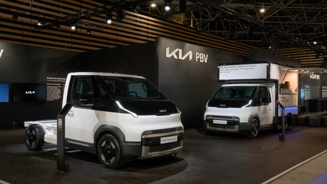 Kia Introduces the PV5 Electric Chassis Cab and Business Solutions Ecosystem, Targeting European Commercial Fleets
