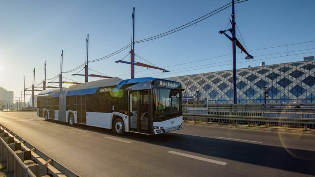 Leipzig's Public Transit to Grow with 40 Solaris Urbino 18 Electric Articulated Buses