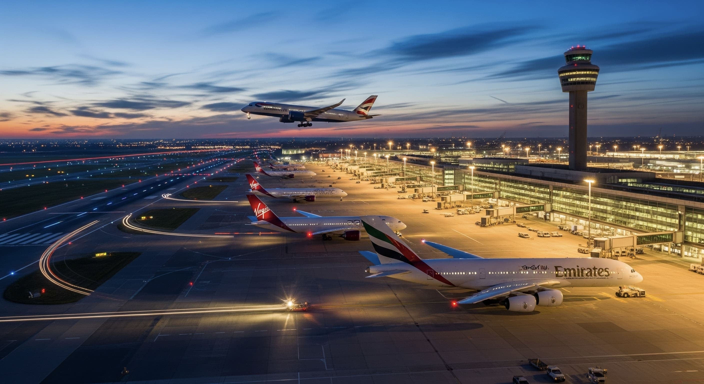 London Air Travel Resumes After Technical Disruption