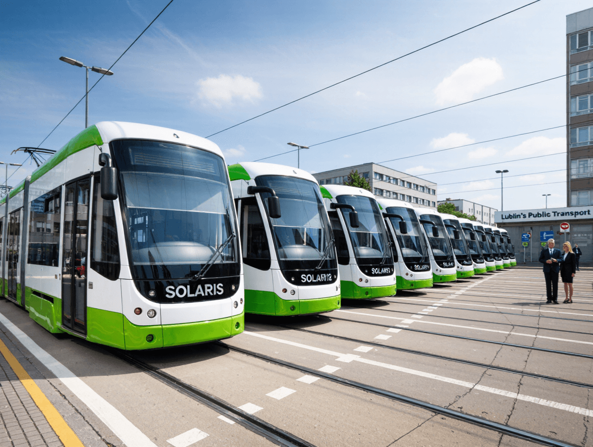 Solaris Secures Contract to Deliver 20 State-of-the-Art Trollino 12 Trolleybuses to Lublin's Public Transport Network