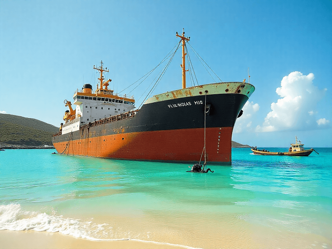 Impacts and Recovery After MV Addie K's Grounding Near St Kitts