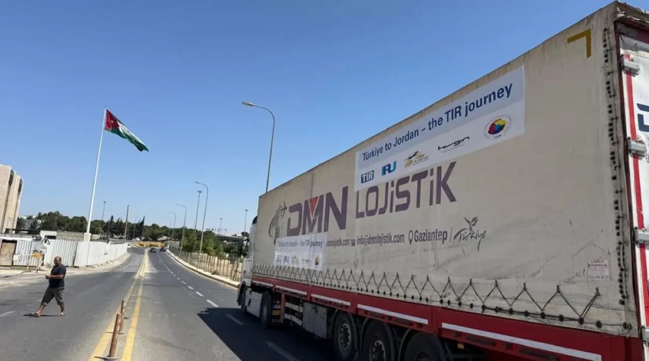New Truck Routes Transform Logistics Between Turkey and Jordan
