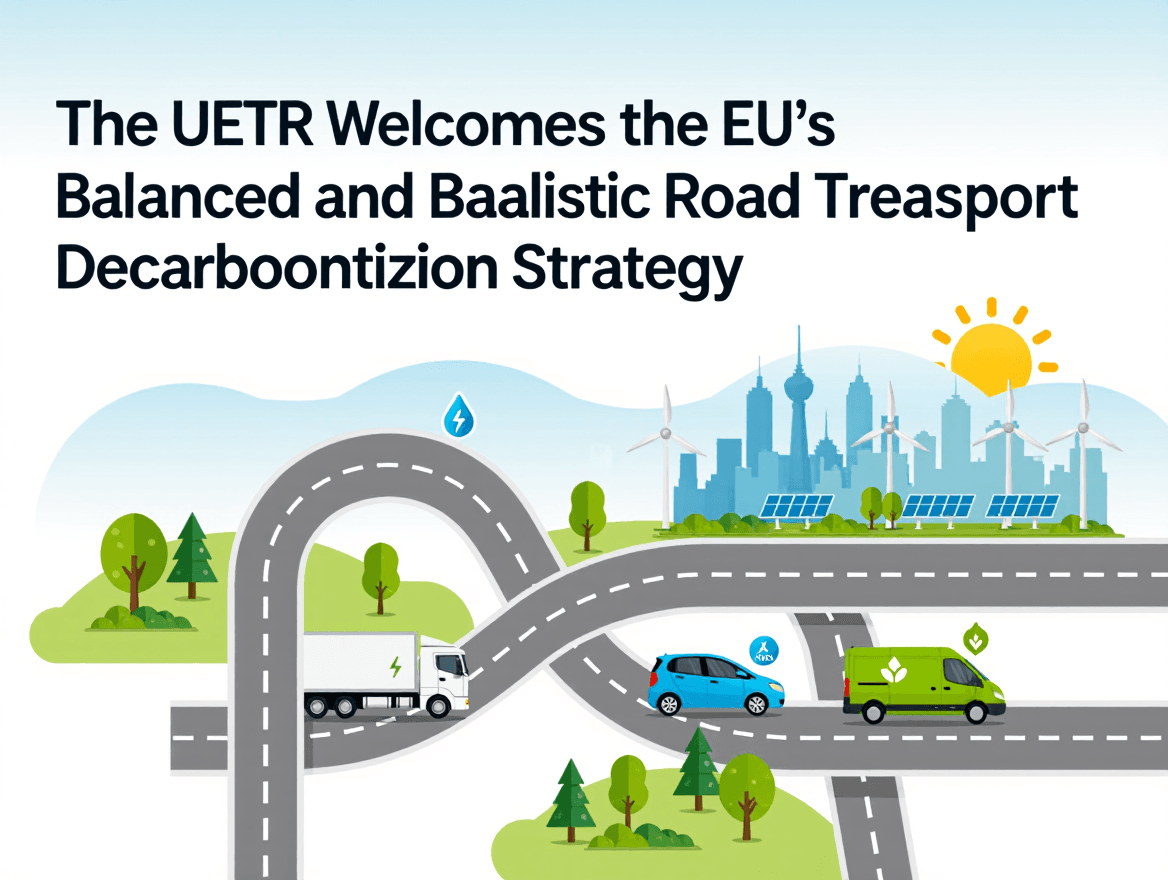 The UETR Welcomes the EU's Balanced and Realistic Road Transport Decarbonization Strategy
