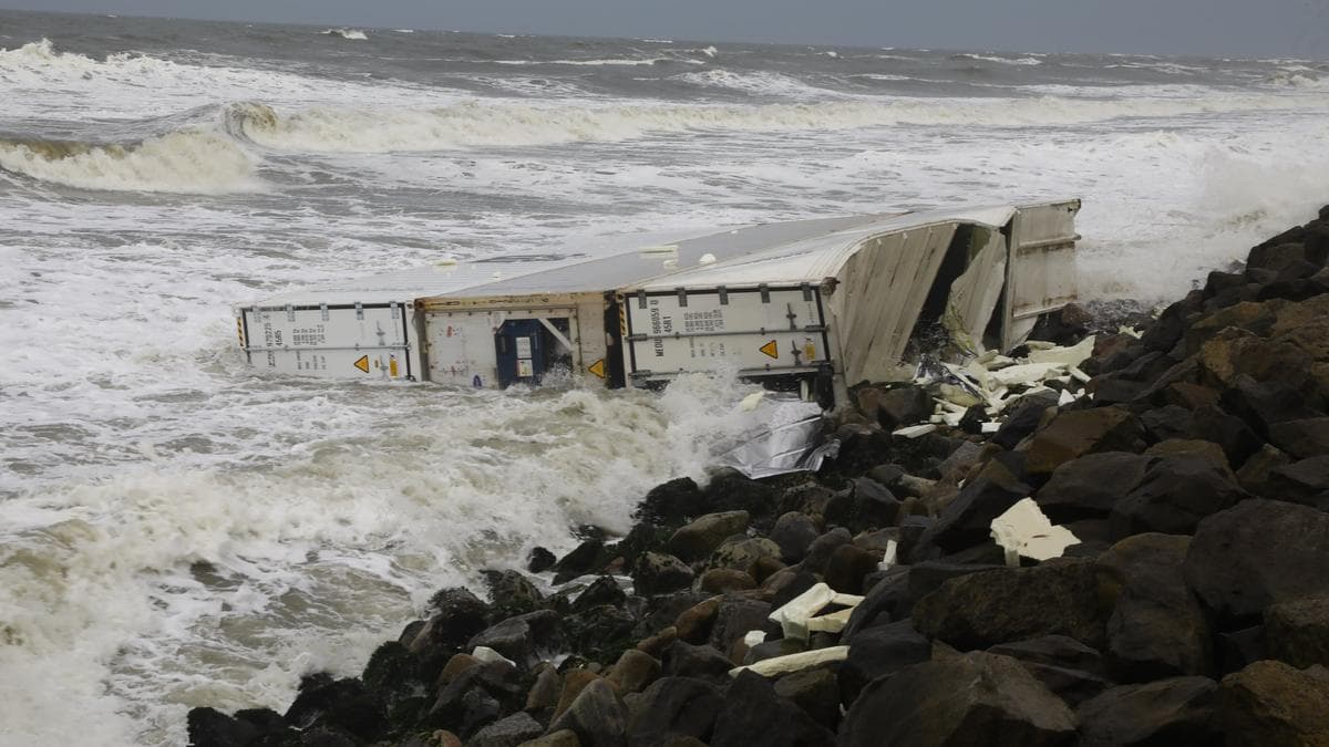 Shipping Containers Found on Kerala’s Shores Raise Environmental Concerns