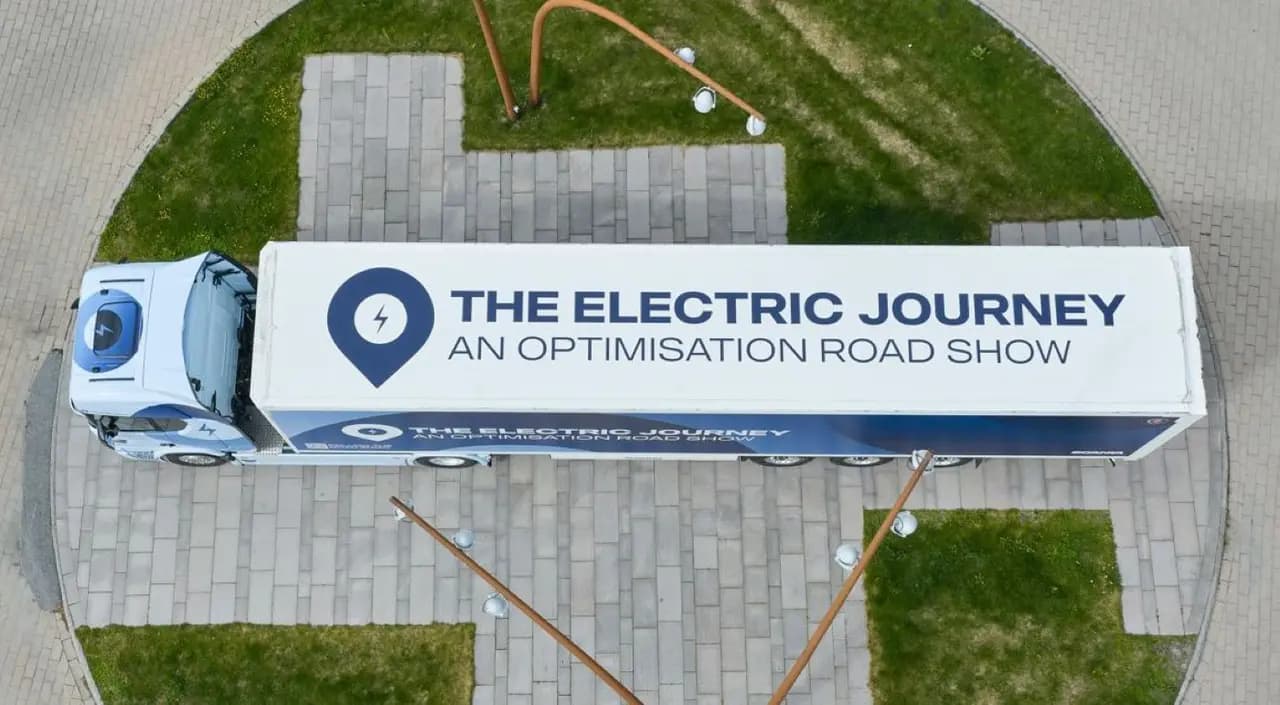 Scania Launches European Tour Featuring Electric Trucks