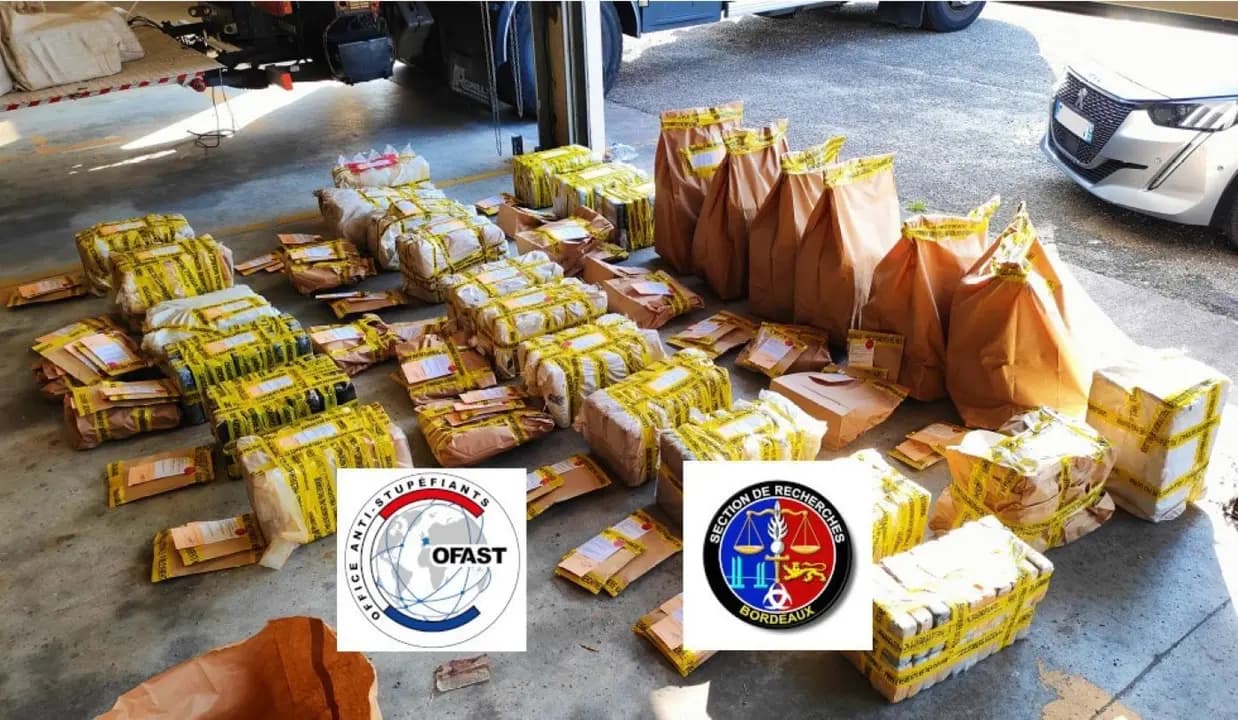 Recent Cocaine Seizure in France: Implications for Drug Trafficking and Logistics