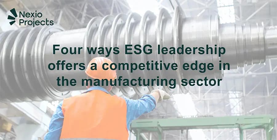 Unlocking Competitive Strength in Manufacturing through ESG Leadership and Its Logistics Implications