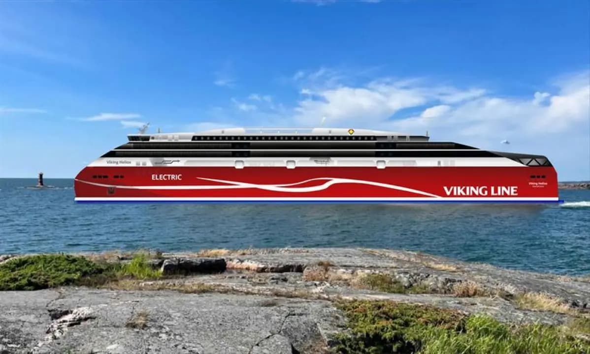 Viking Line Launches the World's Largest Electric Passenger and Cargo Ferry