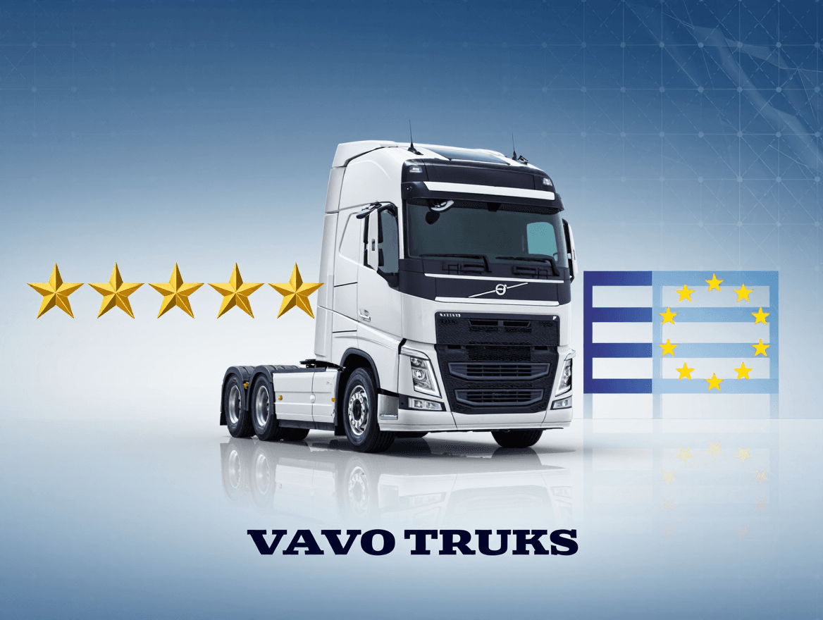 Volvo FH Achieves 5-Star Euro NCAP Rating, Strengthening Volvo Trucks' Safety Position