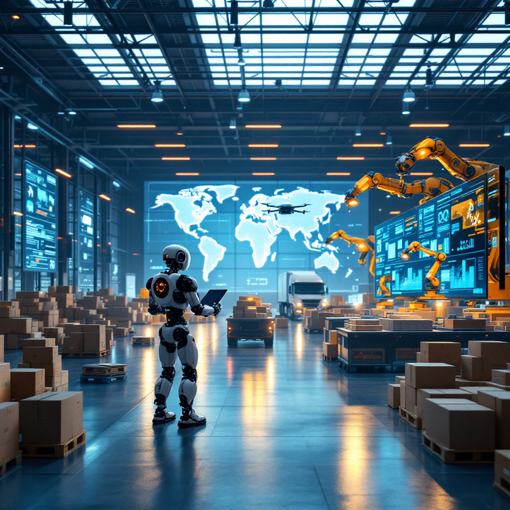 Wie man künstliche Intelligenz (AI) in der Logistik einsetzt