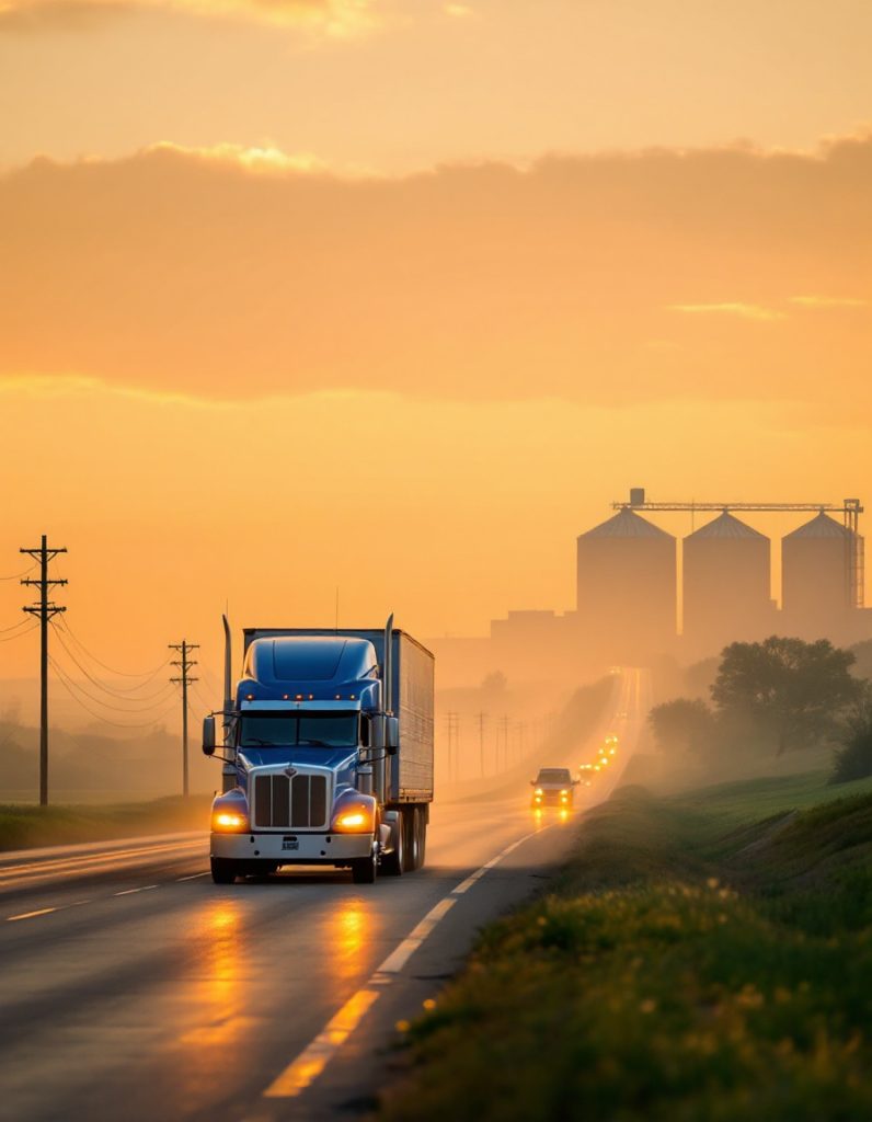 Frete de Kansas City para Omaha: Fluxo de carga de Heartland