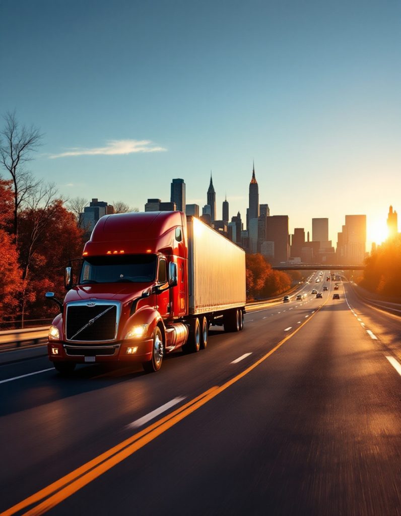 Fracht von Boston nach New York