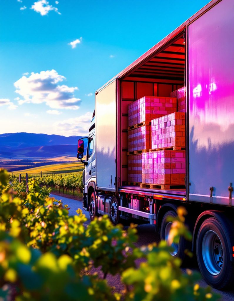 Weintransport von Spanien nach Großbritannien