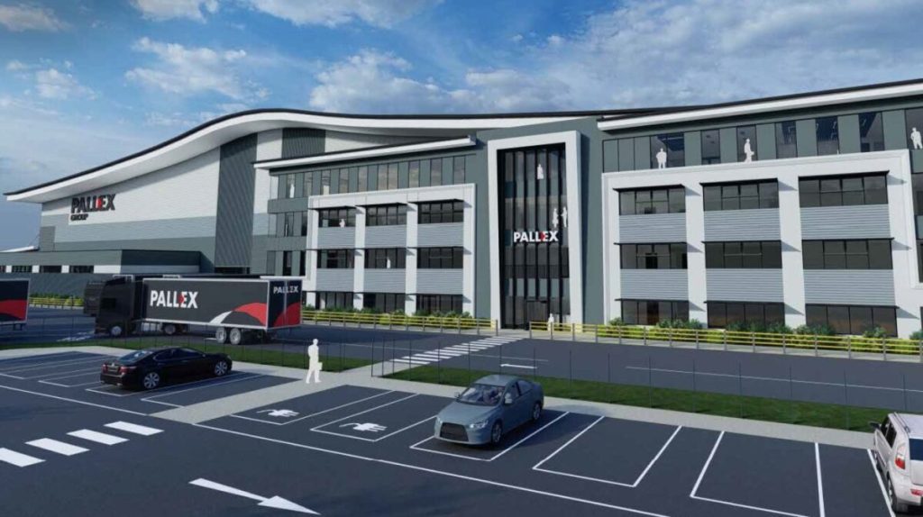 Pall-Ex en Barberry verenigen zich voor een logistieke hub van 80 miljoen pond in Leicestershire