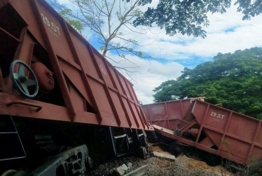 Výbuch v bani narušil prevádzku nákladných vlakov na železnici Yangon-Mawlamyine