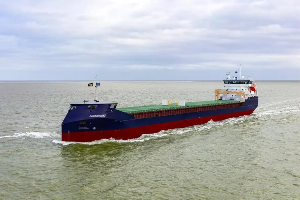 Thecla Bodewes Shipyards verwelkomt BN 375 in de vloot voor Carisbrooke Shipping