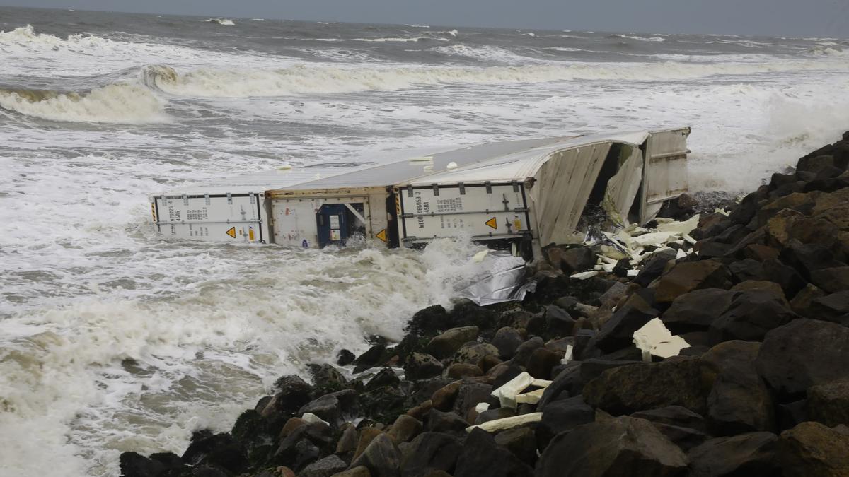 Shipping Containers Found on Kerala’s Shores Raise Environmental Concerns