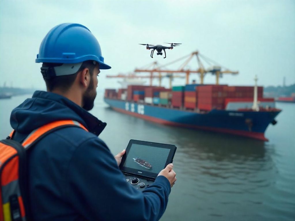 Transformácia prístavných operácií: 5G a technológia dronov v prístave Antverpy-Bruges