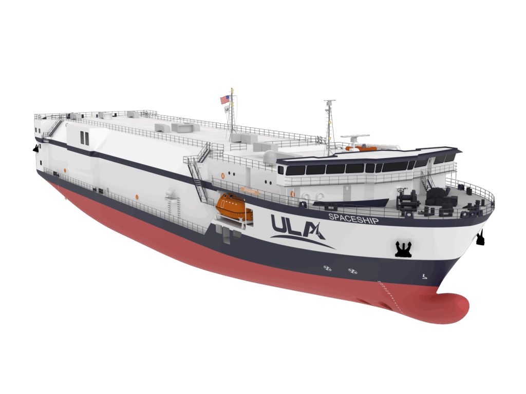 ULA's aankomende RoRo vrachtschip en zijn innovatieve voortstuwingssysteem