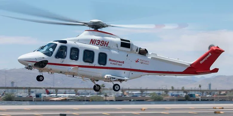 Honeywell en Near Earth Autonomy bereiken mijlpaal met de Leonardo AW139 helikopter