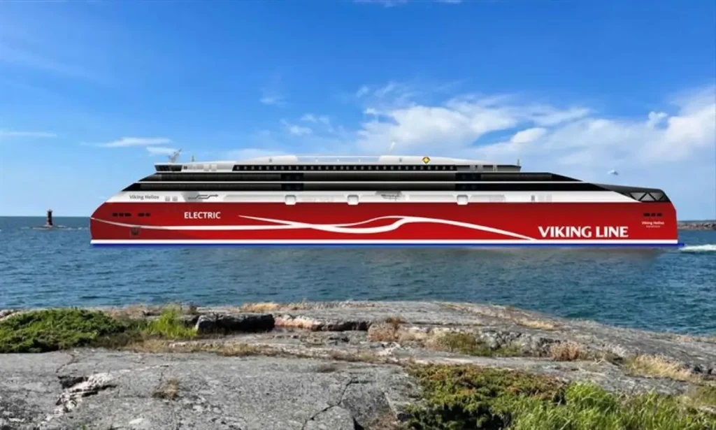 Viking Line lanceert 's werelds grootste elektrische veerboot voor passagiers en vracht