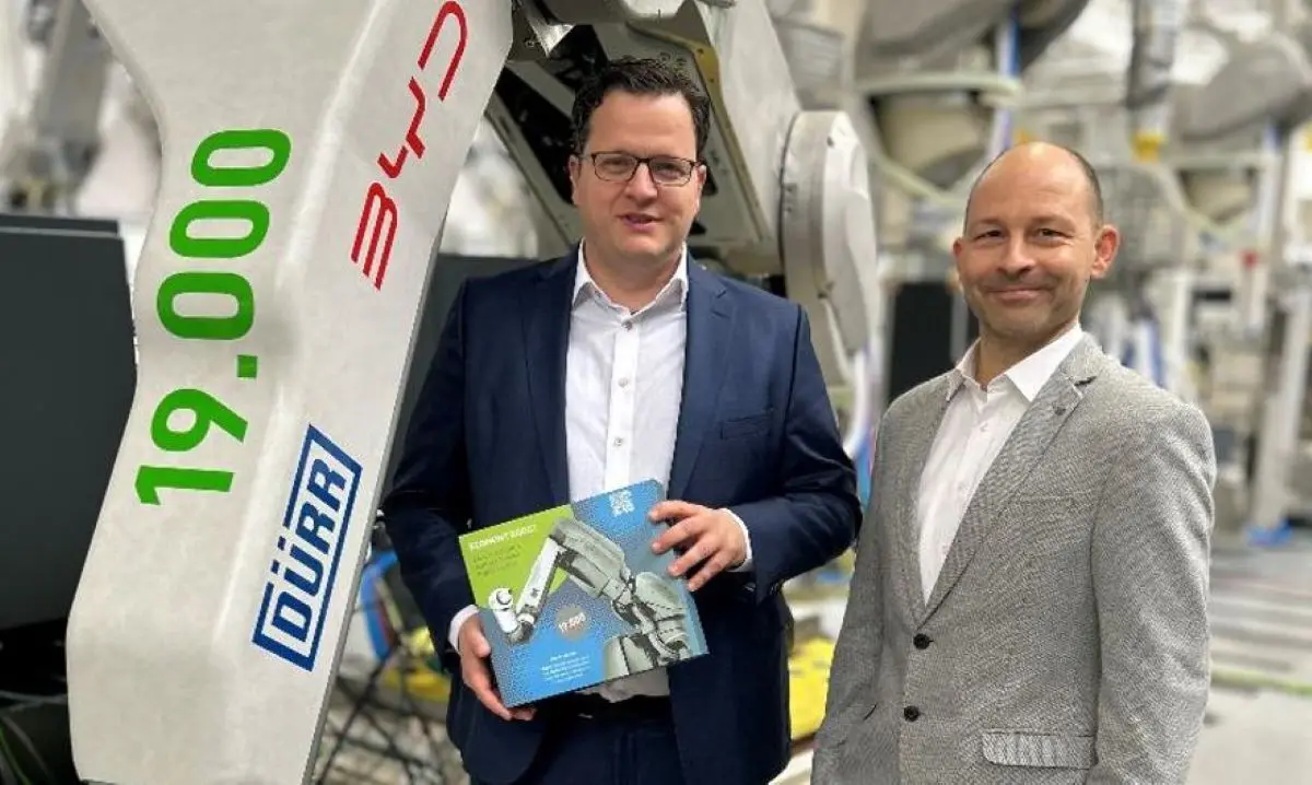 Dürr Delivers Its 19,000th Robot to BYD’s First European Factory