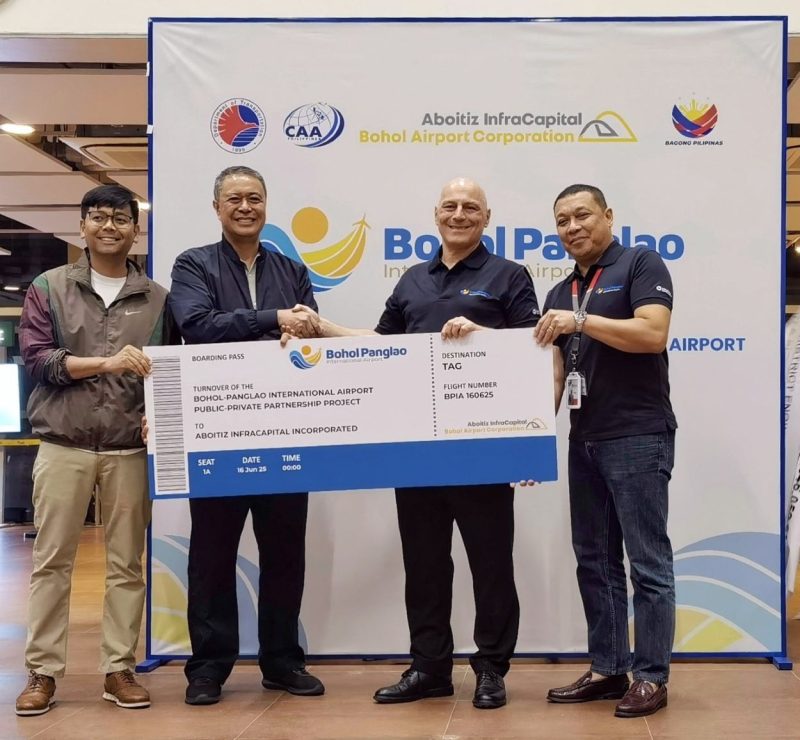 Aboitiz Group Assumes Operational Control of Bohol-Panglao International Airport