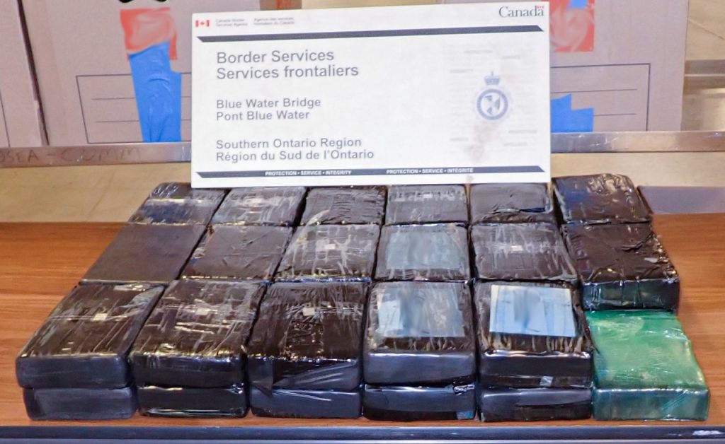 Brampton Driver Arrested After $23.3 Million Cocaine Seizure at the Border