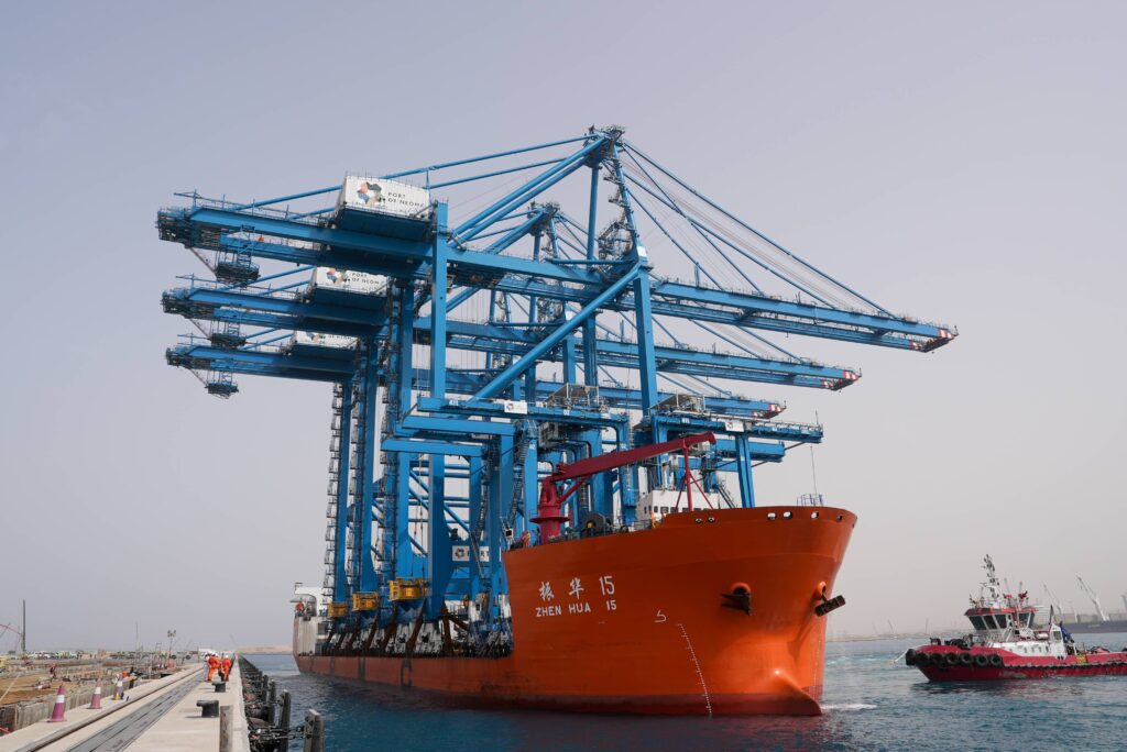 NEOM Port Elevates Logistics with First Automated Cranes