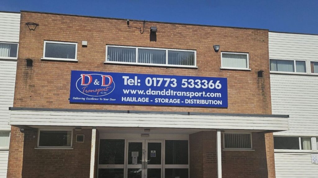 D&D Transport versterkt logistieke activiteiten met nieuw hoofdkantoor in Alfreton