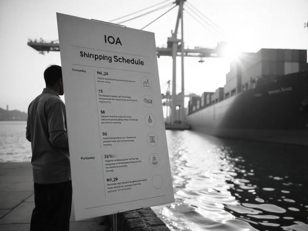 Wekelijks schema voor verzendingen: Inzichten voor de logistieke sector